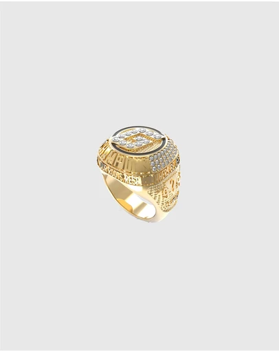 GUESS - GUESS G Coin Gold-Tone Ring