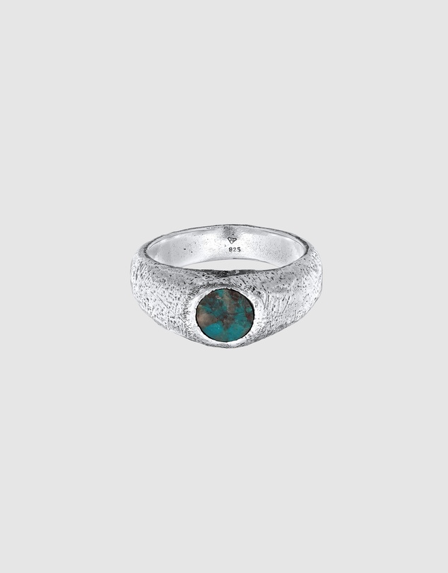 Haze & Glory - ICONIC EXCLUSIVE - Deap Sea Signet Ring in Oxidised 925 Silver
