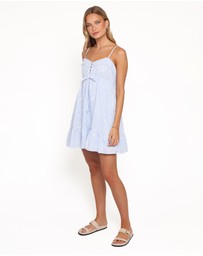 Petal & Pup - Keaton Mini Dress - Cornflower Blue