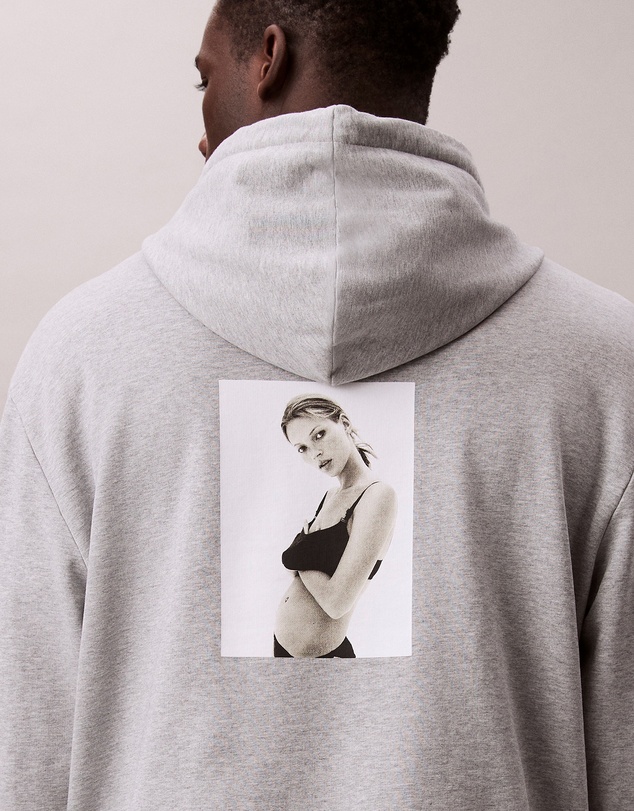 Calvin Klein - Kate Moss Fleece Graphic Hoodie