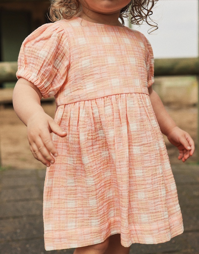 Kynd Baby - Heart Dress in Check
