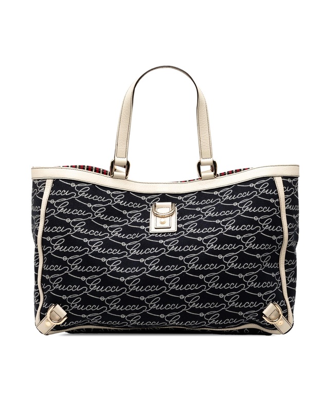 Pre-Loved by Azura Reborn - Pre-Loved 85th Anniversary Canvas Logo Abbey D Ring Tote