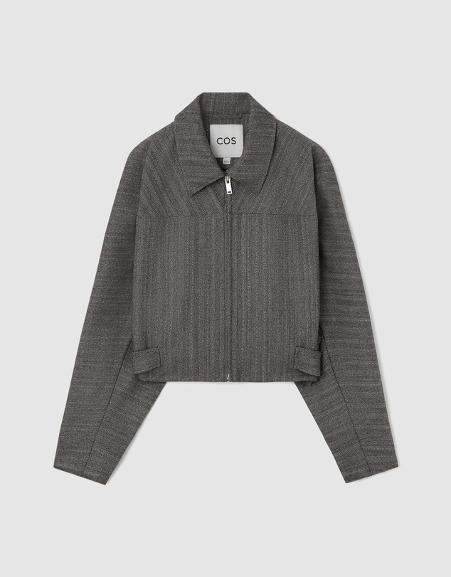 COS - Herringbone Wool-Blend Utility Jacket - AU Exclusive Capsule