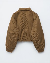 & Other Stories - Cropped Bomber Jacket
