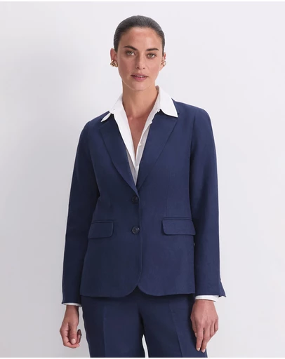 Sportscraft - Freya Short Linen Blazer