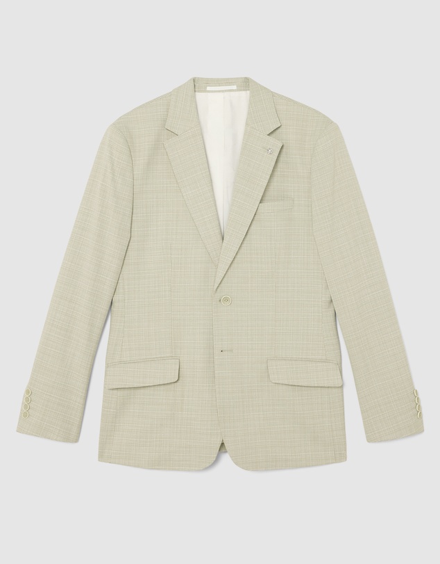 Politix - Single Breasted Textured Tailored Blazer