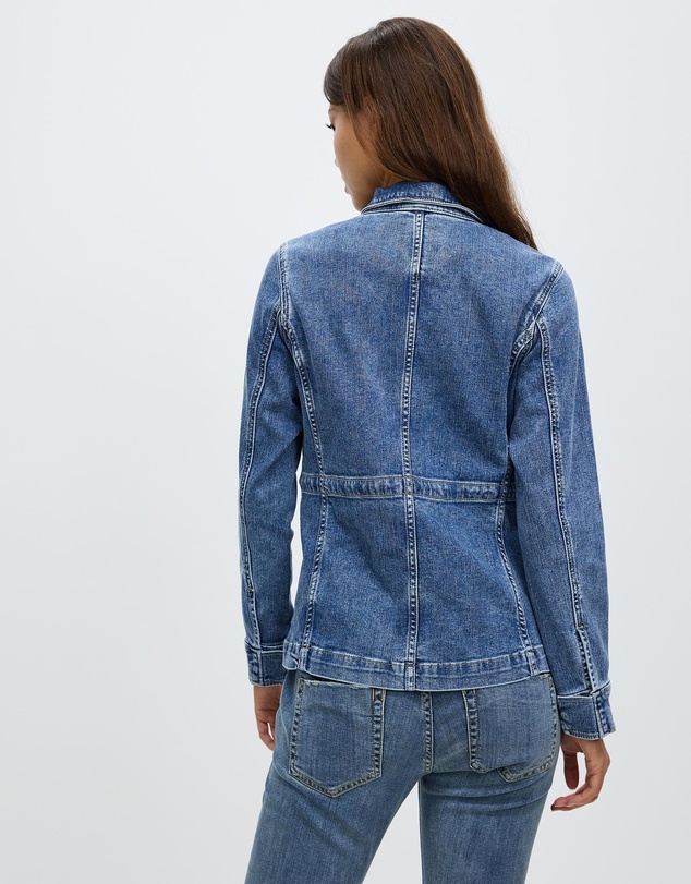 DRICOPER DENIM - Driftwood Indigo Utility Jacket