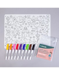 HeyDoodle - Mats 123 Series Princess