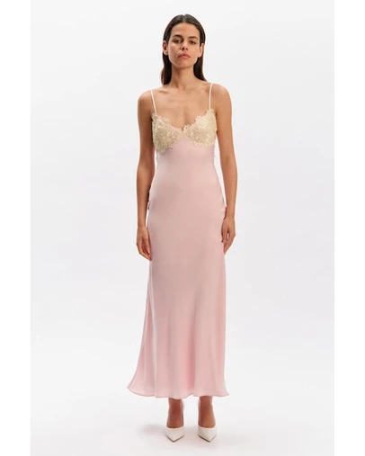 Bardot - Elisan Lace Satin Maxi Dress