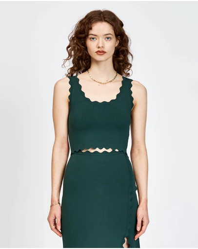 bul - Concha Top Dark Green