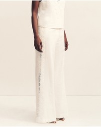 Shona Joy - Toile Lace Wide Leg Pants