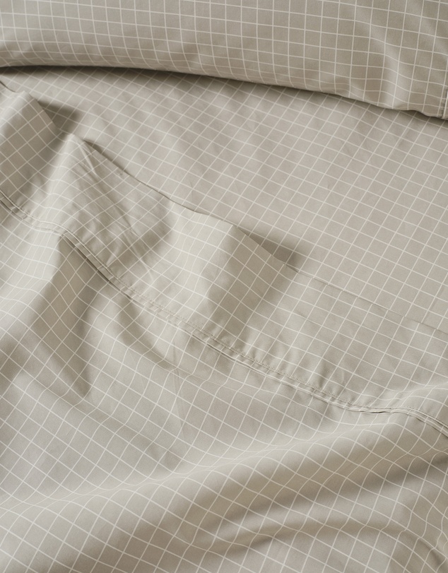 Linen House - Volley Check Sheet Set