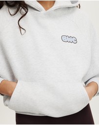 Cotton On Body Active - Plush Premium Graphic Raglan Hoodie