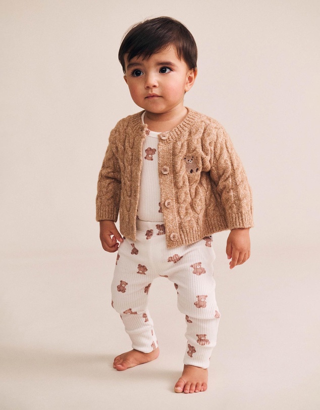 Huxbaby - My First Hux Newborn Knit Cardigan - Babies
