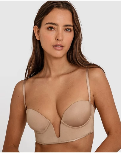 Bras N Things - Inner Essence Strapless Plunge Bra - Nude 2