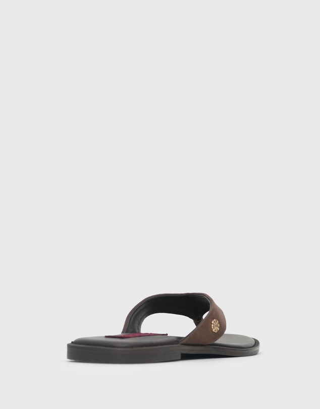 Betts - Sophia Leather Thong Sandals