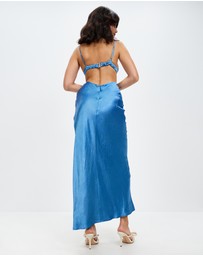 Third Form - Crush Bias Tri Midi Dress