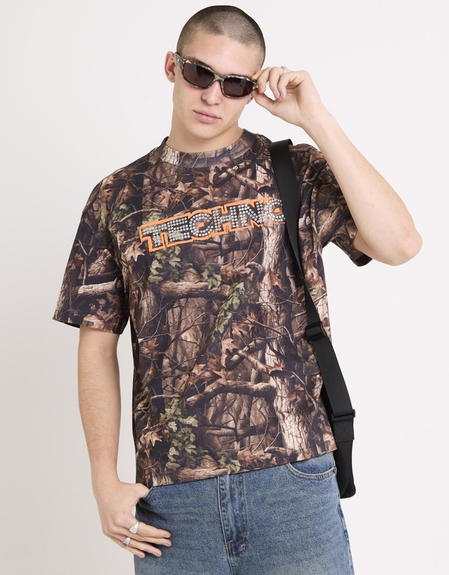 Insight - Serving Cropped Camo T-shirt