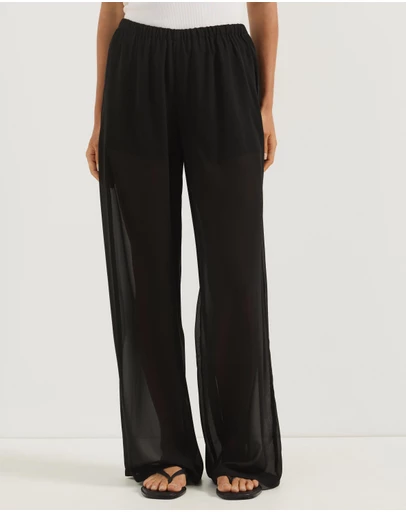 Atmos&Here - Jamie Relaxed Chiffon Pants
