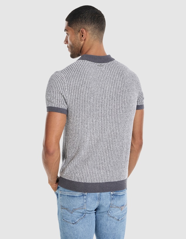 GUESS - Isaac Textured Polo Shirt