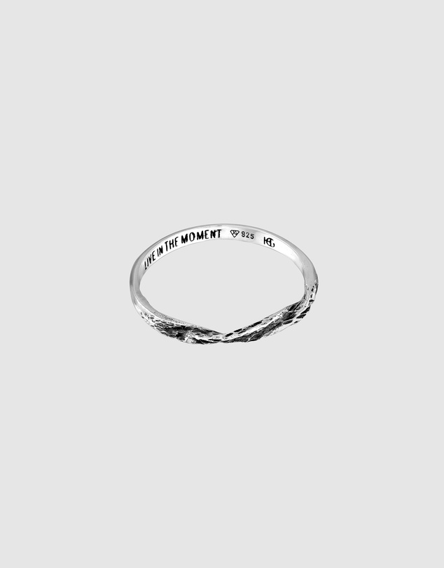 Haze & Glory - ICONIC EXCLUSIVE - Live in the Moment Ring in Oxidised 925 Silver