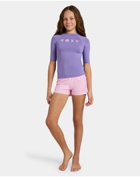 Roxy - Girls 8 to 16 Essential Short Sleeve Rashguard