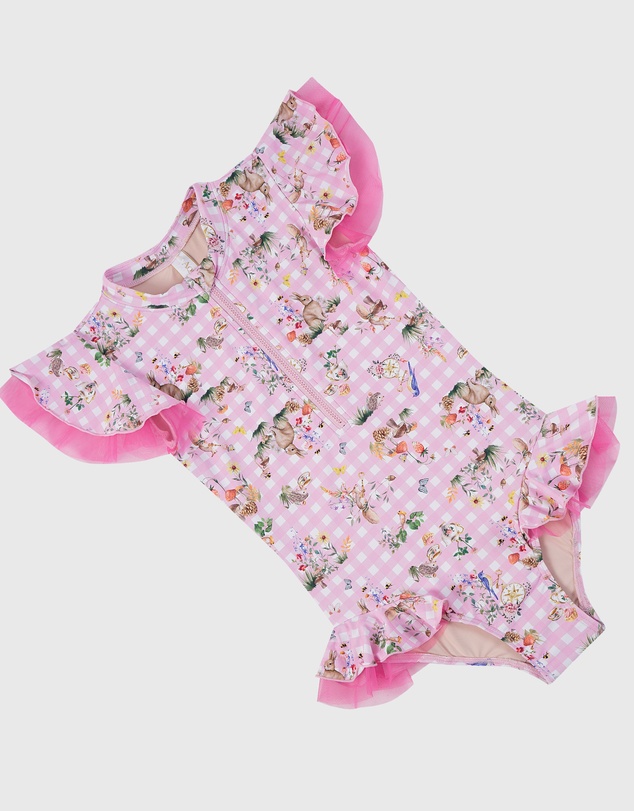 Aqua Blu Kids - Robin Short Sleeve One Piece - Kids