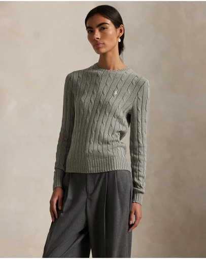 Polo Ralph Lauren - Cable-Knit Cotton Crewneck Sweater