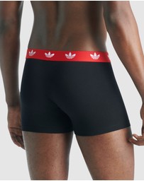 adidas Originals - 3 Pack Comfort Flex Cotton Trunk Underwear