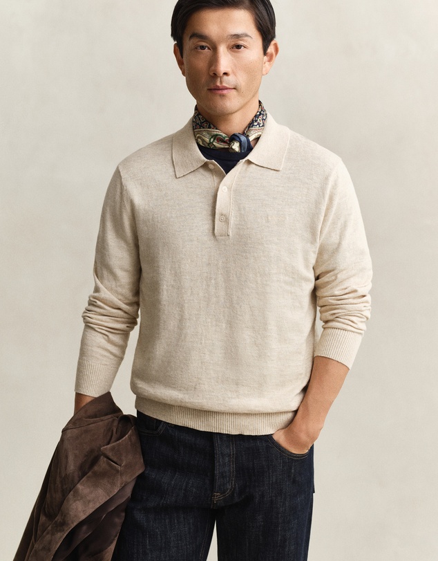 Gant - Slub Cotton Linen Polo