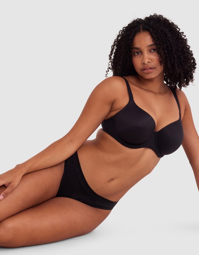 Bras N Things - Body Bliss Full Cup Bra - Black