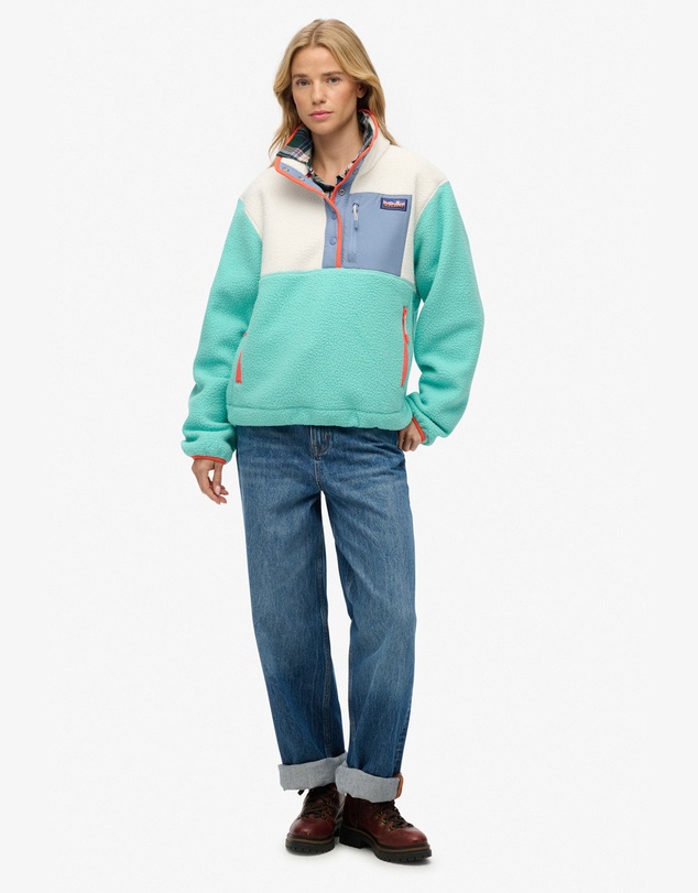 Superdry - Colour Block Fleece Pull Over