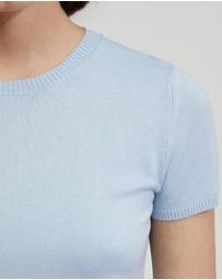 Oxford - Olivia Crop Knit Top
