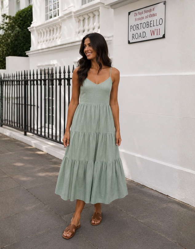 Esther & Co - Sonya Dress - Khaki