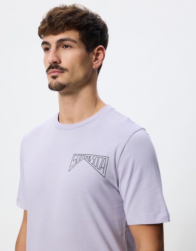 Scotch & Soda - Regular Fit Left Chest Logo T-Shirt