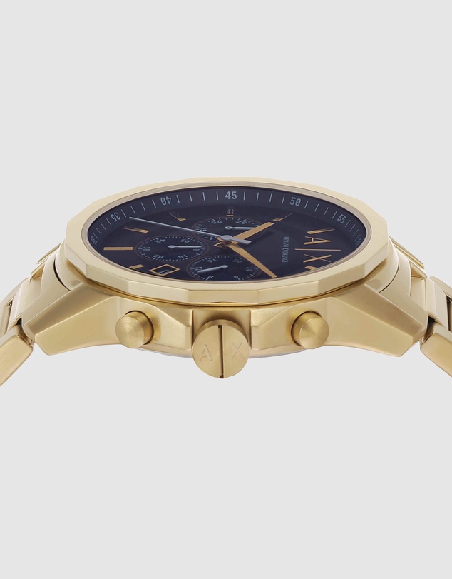 Armani Exchange - Gold Tone Chronograph Watch