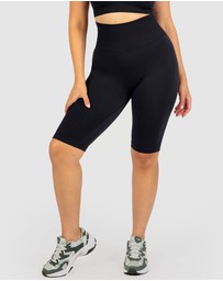B Free Intimate Apparel - Seamless High Waist Long Biker Shorts