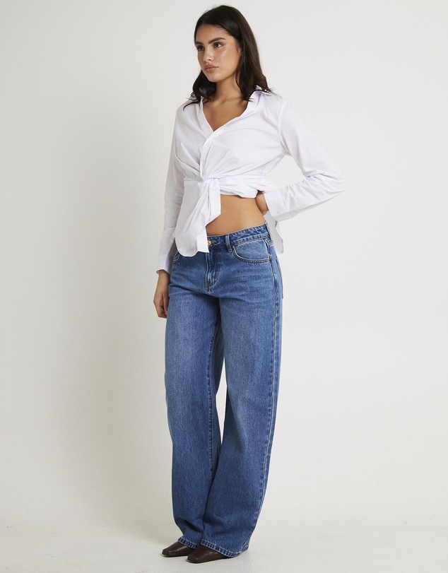 Subtitled - Maylee Low Rise Relaxed Denim Jeans