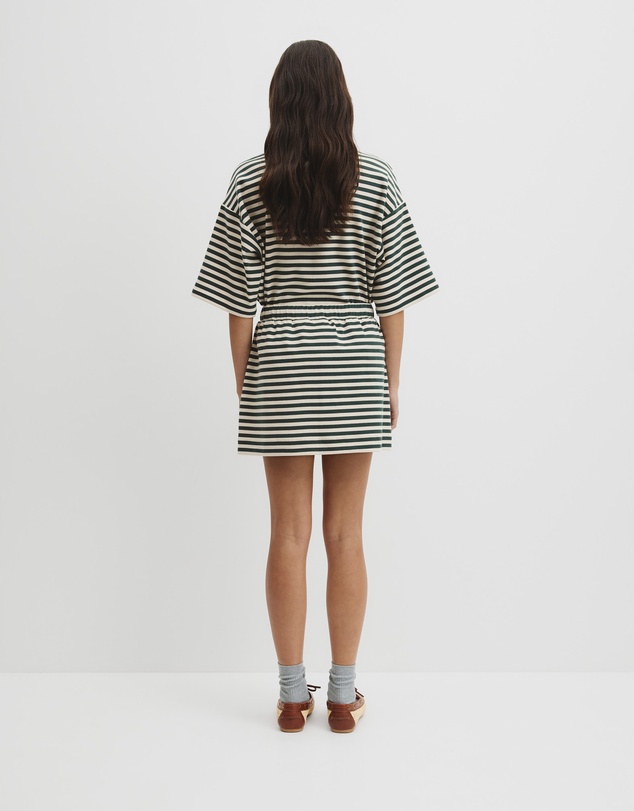 Country Road - Australian Cotton Blend Stripe Jersey Skirt
