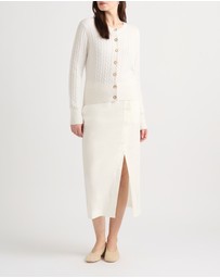 David Lawrence - Perle Wool Blend Cardigan