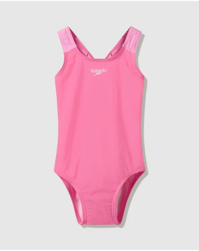 Speedo - Solid Medalist One Piece - Babies-Kids