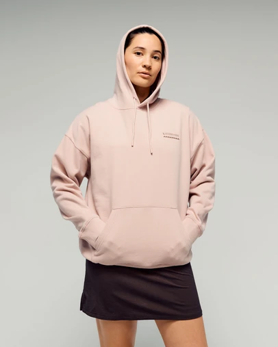 Kathmandu - Heritage Logo Slouchy Brushed Hoodie