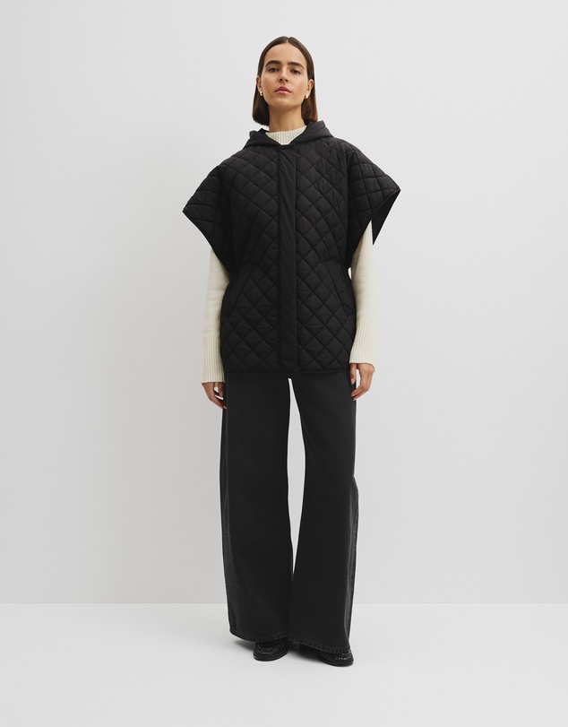 Country Road - Quilted Poncho
