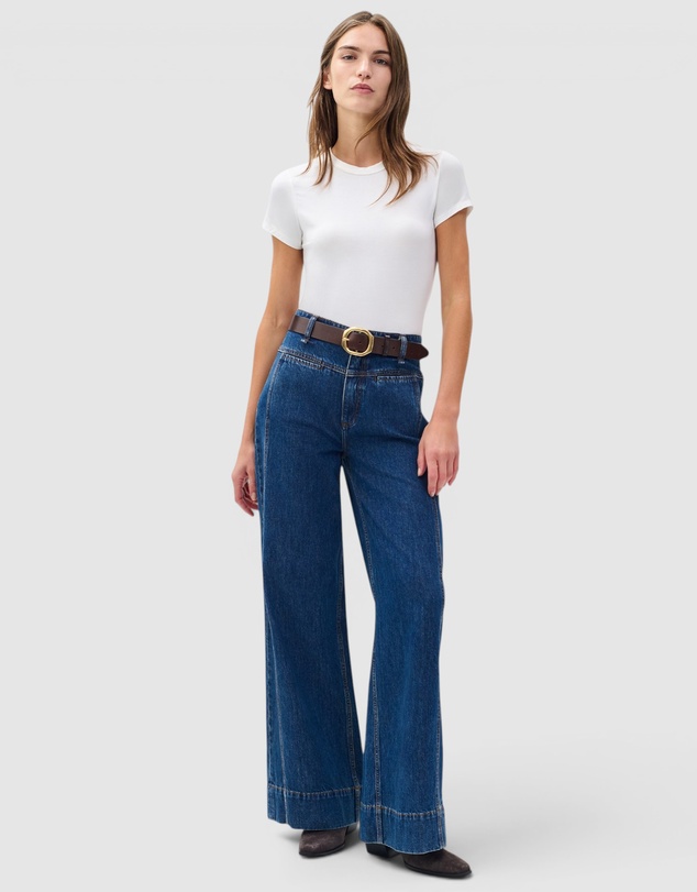 rag & bone - Selah High-Rise Wide Leg Jeans