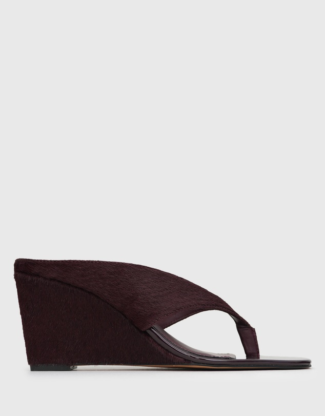 Betts - Sienna Leather Wedge Dress Sandals
