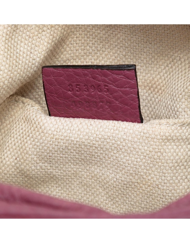 Pre-Loved by Azura Reborn - Pre-Loved Mini Pebbled Calfskin Soho Chain Crossbody