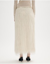 Minima Esenciales - Aila Textured Maxi Skirt