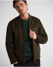 Oxford - Hamish Wool Blend Bomber Jacket