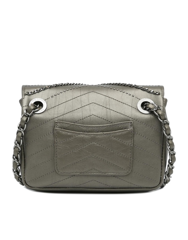 Pre-Loved by Azura Reborn - Pre-Loved chanel Chanel 19 Crossbody Bag Grey Leather