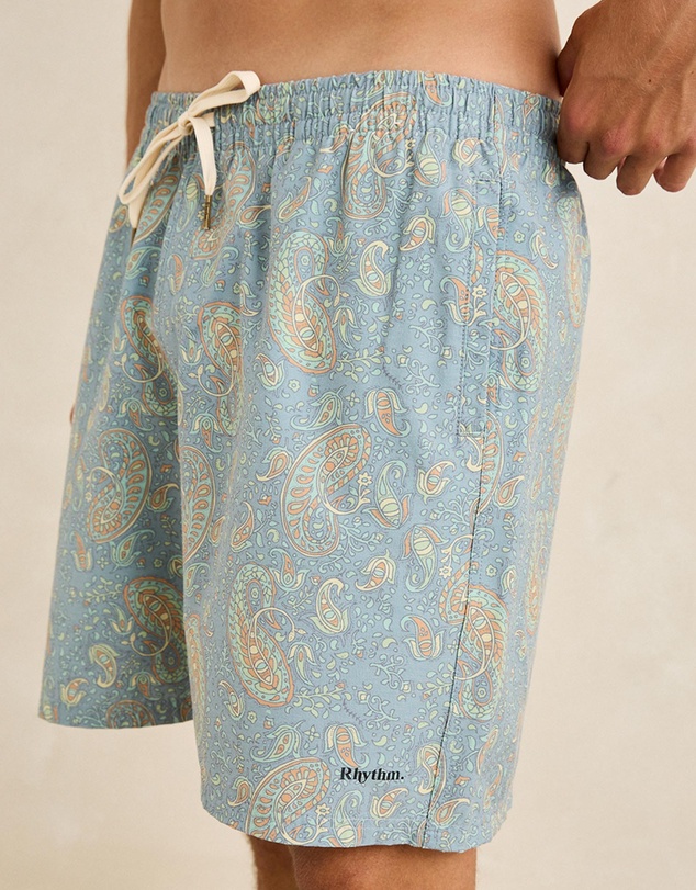 Rhythm - Tally Paisley Beach Shorts
